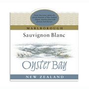 Label of an Oyster Bay Sauvignon Blanc