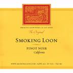 Label for the Smoking Loon Pinot Noir